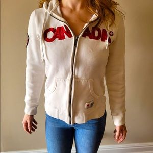 Team Canada zip up hoodie